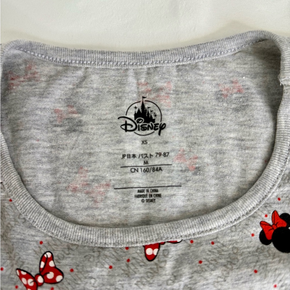 Disney Minnie Mouse Gray Red & Black Tank Top - NWT - - Picture 2 of 8